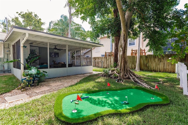 exterior space featuring a yard