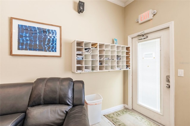 entryway featuring hardwood / wood-style floors