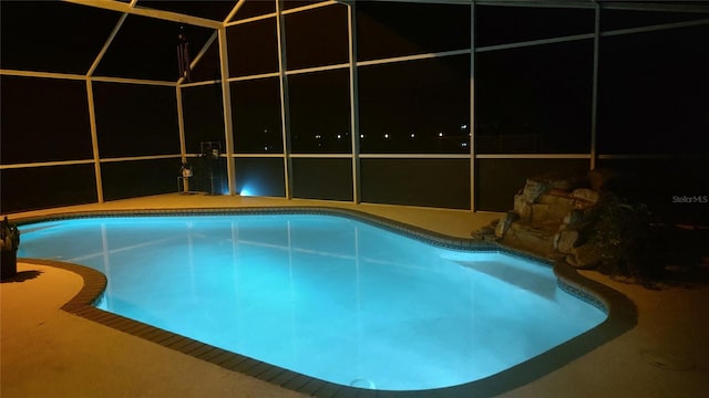 view of pool