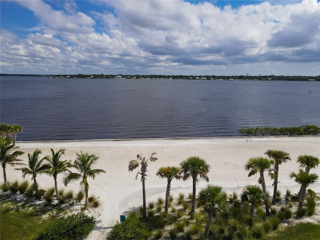 water view featuring a view of the beach