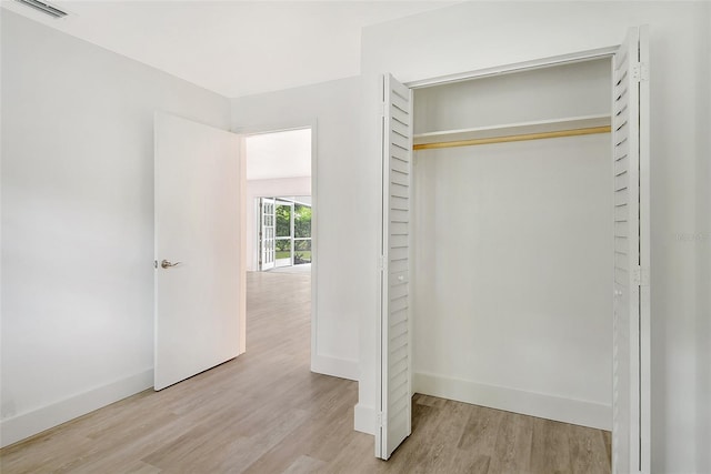 closet with visible vents