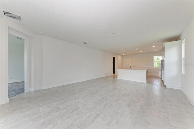 view of unfurnished living room