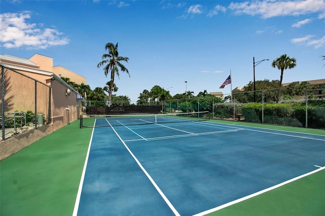 view of sport court