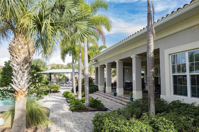 exterior space featuring a patio area