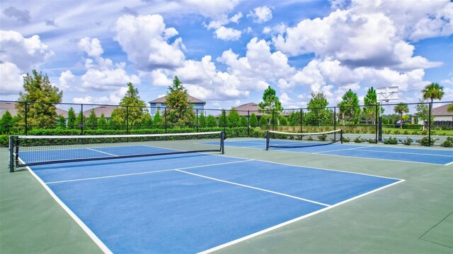 view of sport court