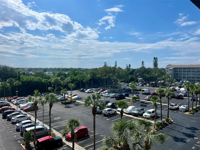 view of uncovered parking lot