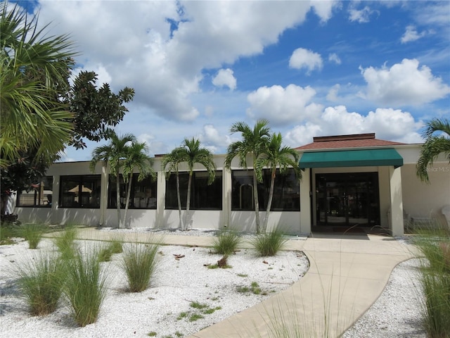 view of back of property