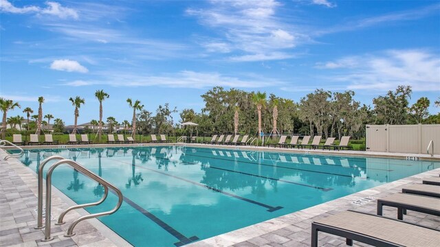 view of pool