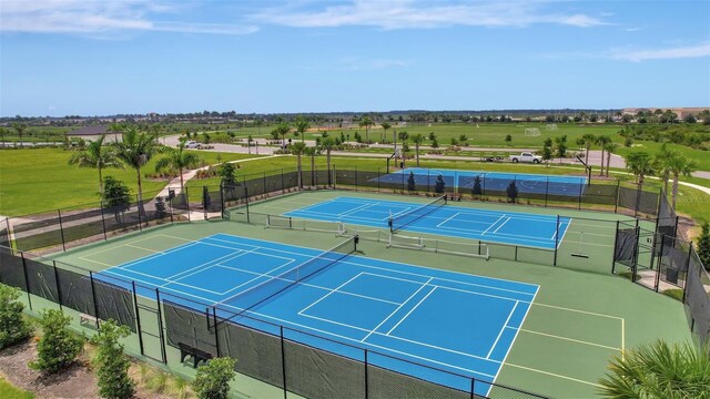 view of sport court