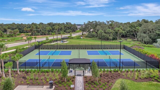 view of sport court