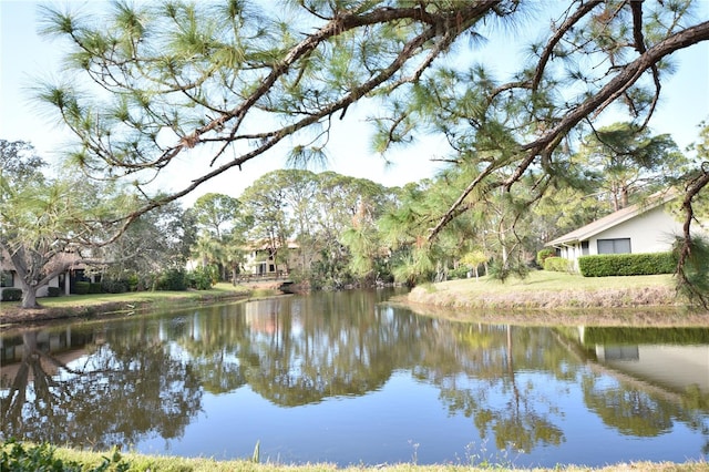 view of water feature