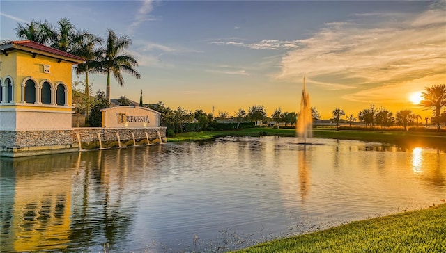 property view of water