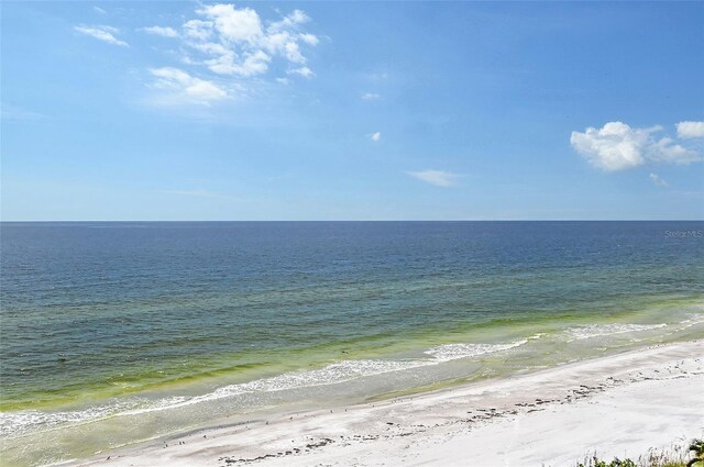 water view featuring a view of the beach