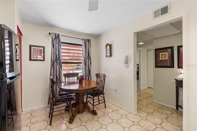 view of dining room