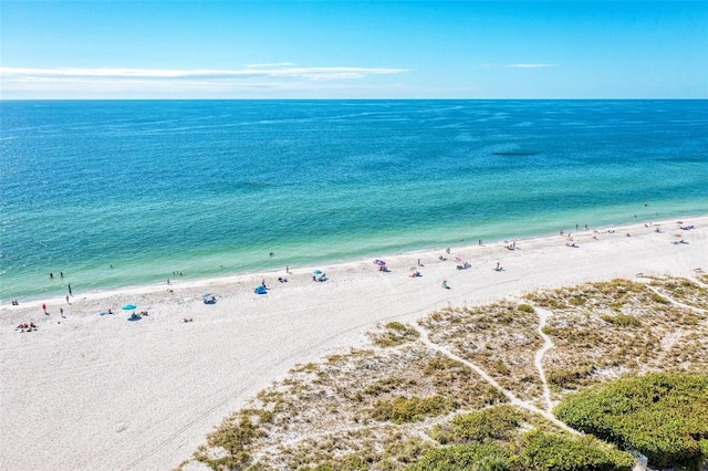 136 Crescent Dr, Anna Maria, FL 34216 - view of water feature with a view of the beach