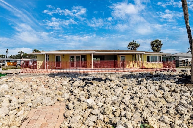 view of ranch-style home