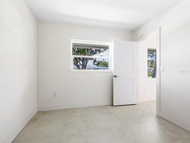 empty room with plenty of natural light