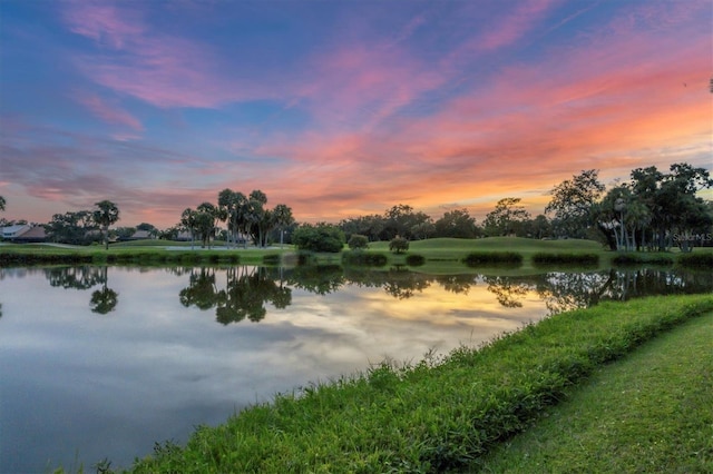 property view of water