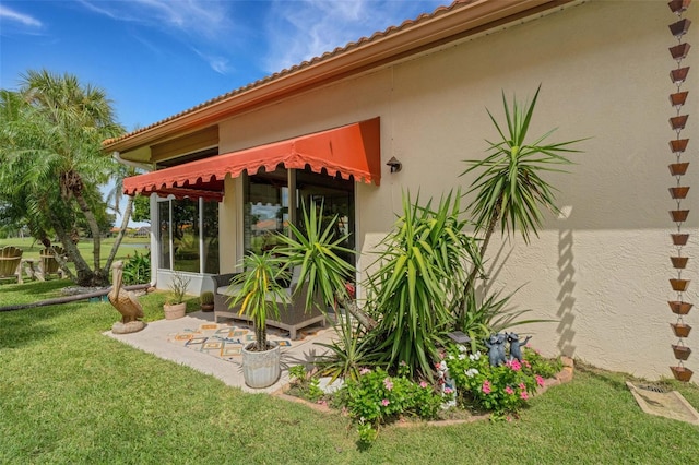 exterior space with a patio area