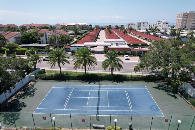 view of sport court