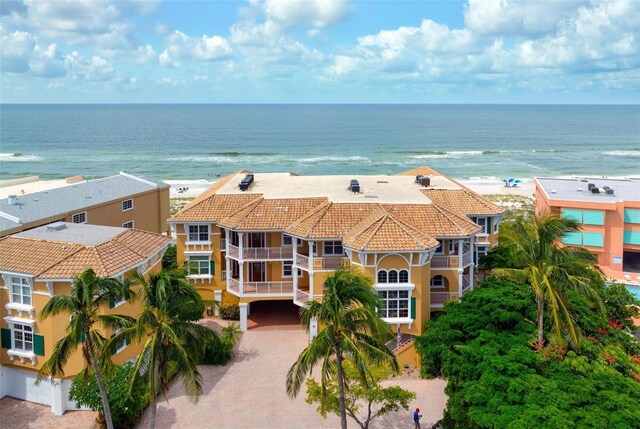 water view featuring a beach view