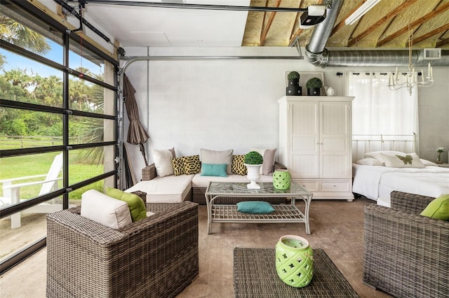 sunroom with a wealth of natural light