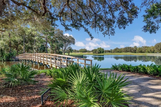 property view of water