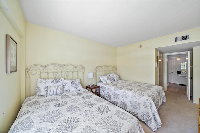 bedroom featuring carpet flooring