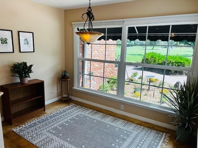 view of dining area