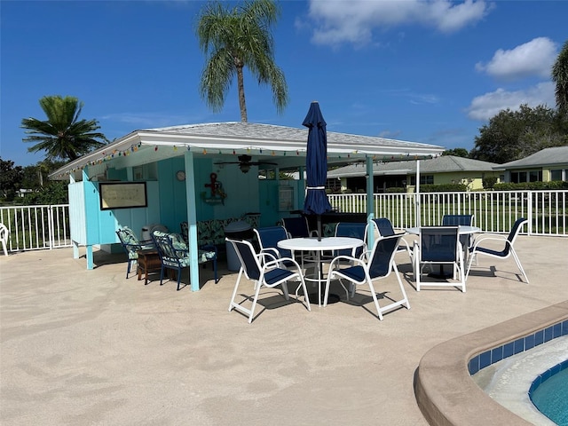 view of patio