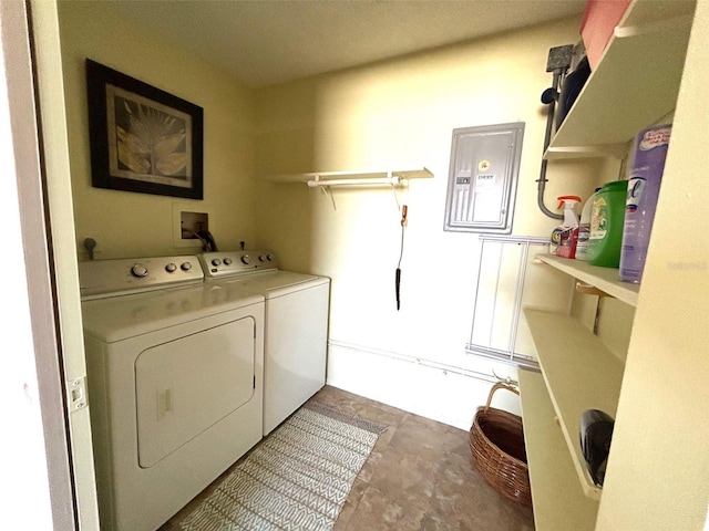 6812 11th Ave W Unit 6812, Bradenton, FL 34209 - washroom with independent washer and dryer and electric panel