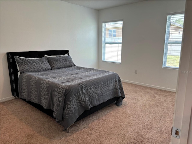 bedroom featuring carpet floors