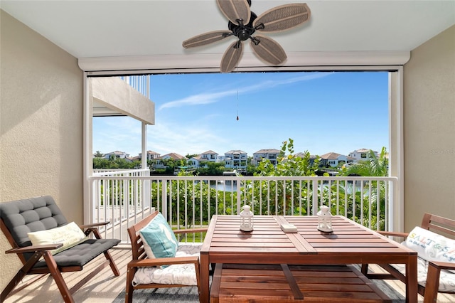 553 Bahia Beach Blvd, Ruskin, FL 33570 - interior space featuring ceiling fan