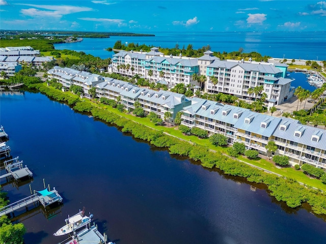 553 Bahia Beach Blvd, Ruskin, FL 33570 - bird's eye view with a water view