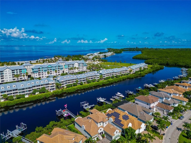 553 Bahia Beach Blvd, Ruskin, FL 33570 - drone / aerial view with a water view