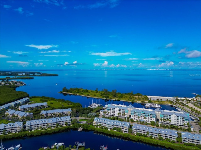 553 Bahia Beach Blvd, Ruskin, FL 33570 - drone / aerial view with a water view