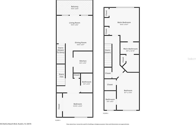 553 Bahia Beach Blvd, Ruskin, FL 33570 - floor plan
