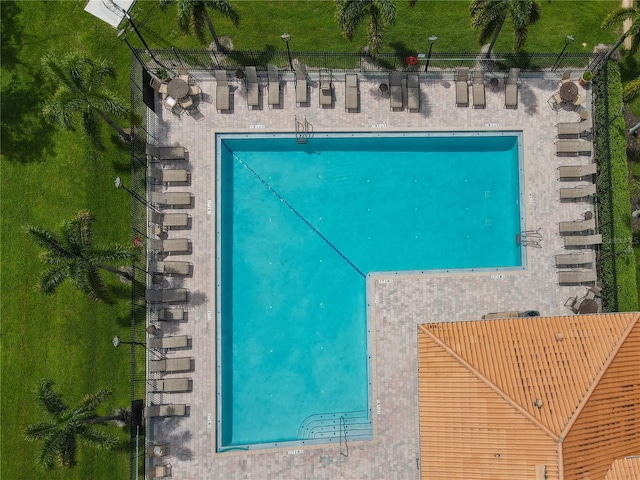 view of pool