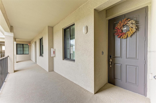 view of entrance to property