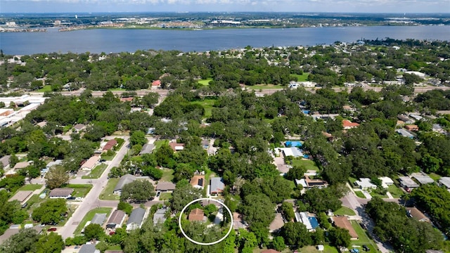 1820 7th Ave E, Bradenton, FL 34208 - aerial overview of property's location with a nearby body of water