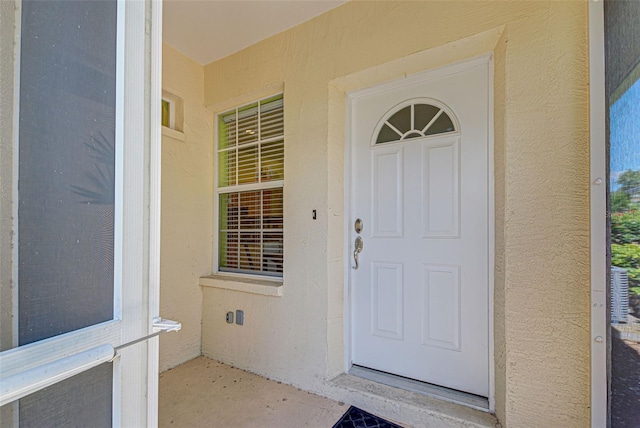 view of property entrance