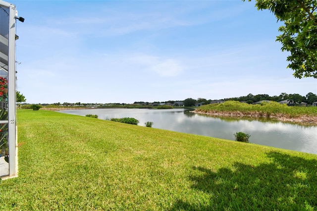 view of water feature