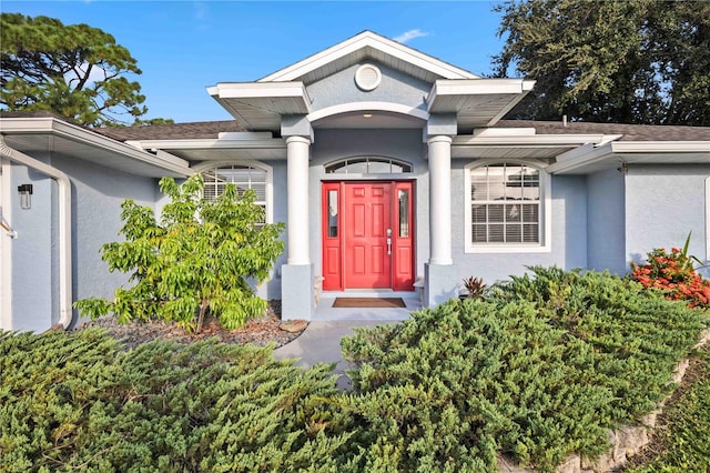 view of property entrance