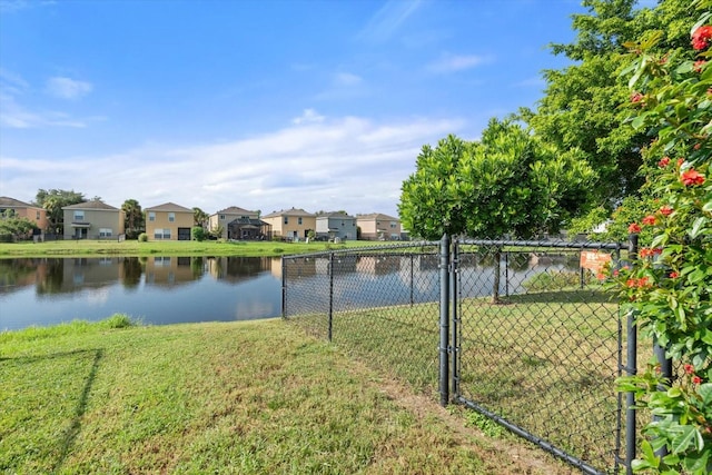 property view of water