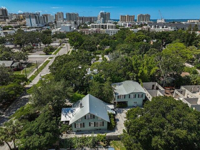 1677 4th St, Sarasota, FL 34236 - bird's eye view with a view of city
