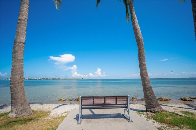 1677 4th St, Sarasota, FL 34236 - exterior space with a water view