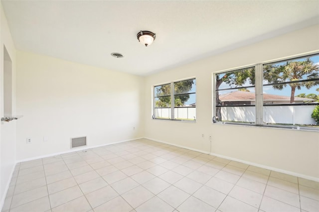 view of tiled empty room