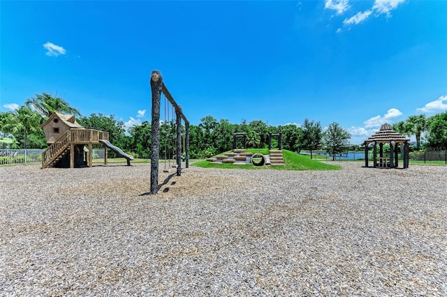 3360 Chestertown Loop, Bradenton, FL 34211 - community playground with fence and a gazebo