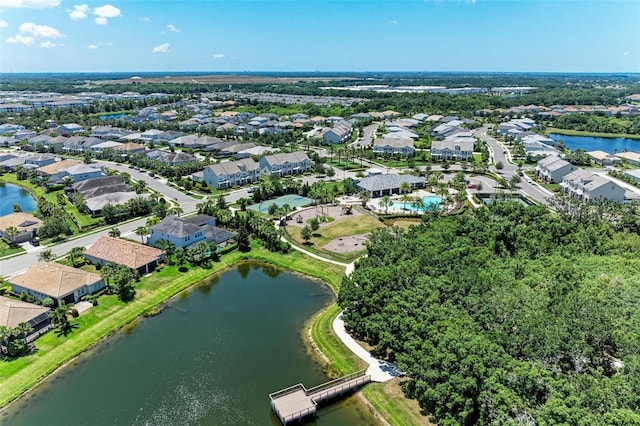 3360 Chestertown Loop, Bradenton, FL 34211 - aerial view featuring a water view and a residential view