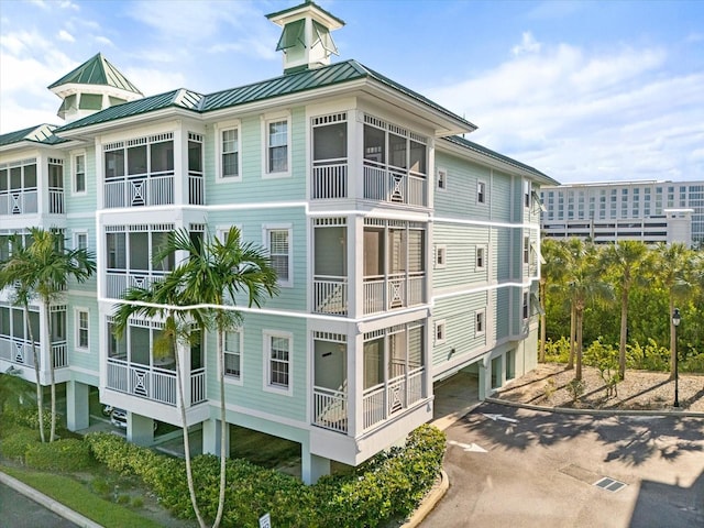 view of building exterior featuring driveway